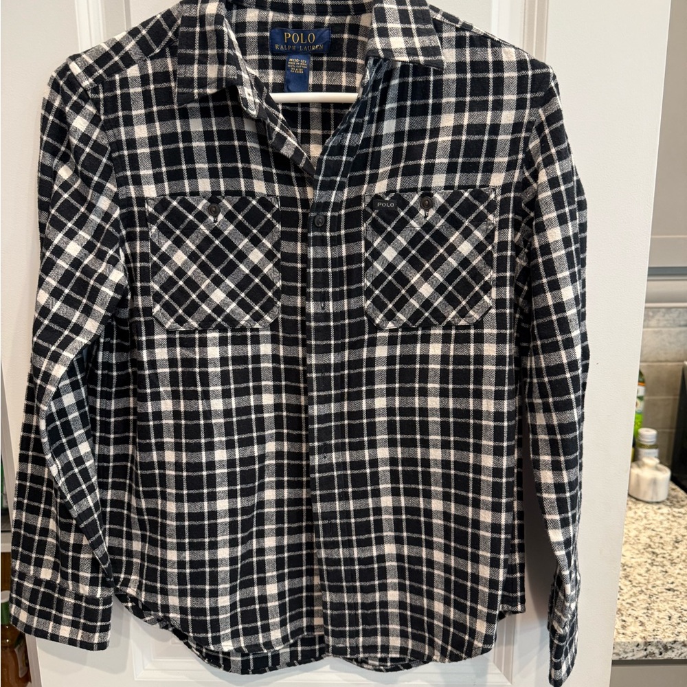 Polo by Ralph Lauren Checkered Shirt in Black and White